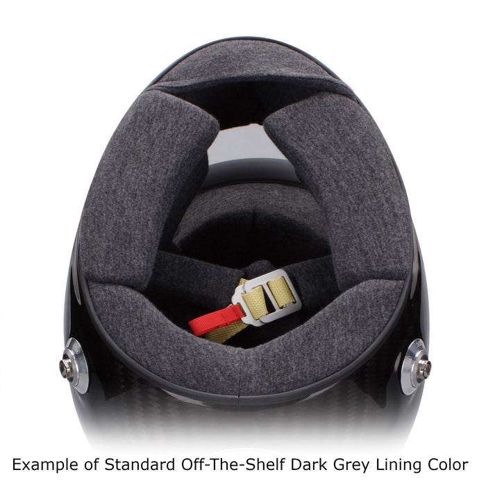 Bell Carbon Fiber Helmets - Standar Off The Shelf Dark Grey Lining Color - Fast Racer
