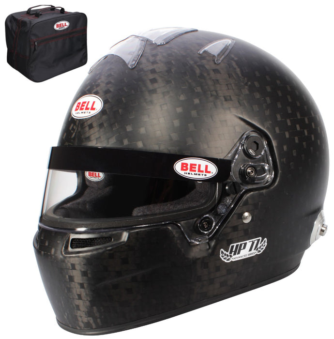 Bell HP77 Carbon Fiber Helmet FIA8860-2018 ABP +Free Bell HP Helmet Bag - Fast Racer