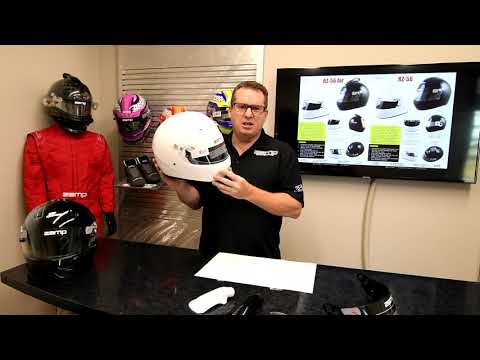 Zamp RZ-56 Snell SA2020 Racing Helmet And Go Kart Racing Helmet - Fast Racer