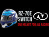 Zamp RZ-70E Switch Graphic Race Helmet - Fast Racer