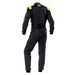 OMP FIRST EVO SUIT MY2020 Anthracite Black Fluo Yellow - Fast Racer