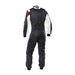 OMP Tecnica Evo Race Suit MY2021 - Fire Suit - Auto Racing Suit - Back - Black / White - Fast Racer