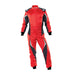 OMP Tecnica Evo Race Suit MY2021 - Fire Suit - Auto Racing Suit - Red / Black - Fast Racer