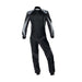 OMP One Evo X Racing Suit - Ultra-light Racing Suit - IA01861 - Front - Black / Silver - MY2021 - Fast Racer