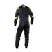 OMP One Evo X Racing Suit - Ultra-light Racing Suit - IA01861 - Back - Black / Fluo Yellow - MY2021 - Fast Racer