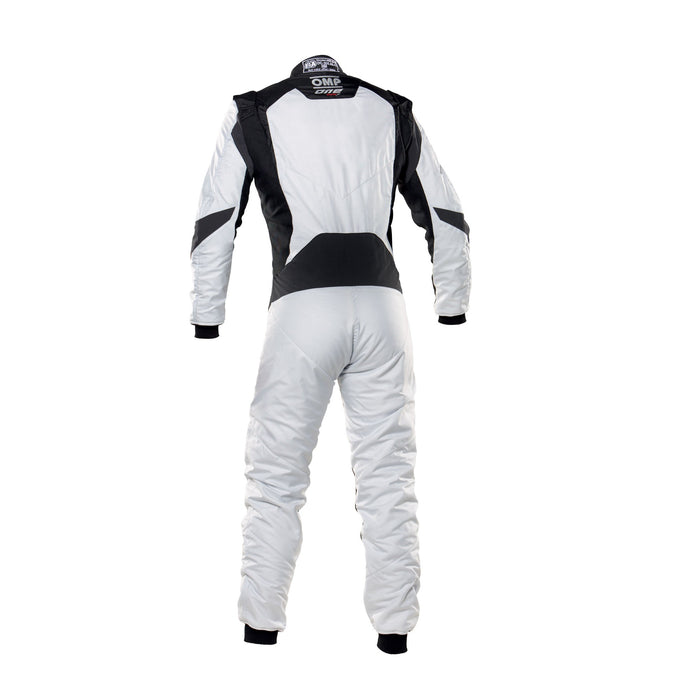 OMP One Evo X Racing Suit - Ultra-light Racing Suit - IA01861 - Back - Light Silver / Black - MY2021 - Fast Racer