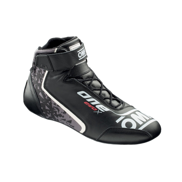 OMP ONE EVO X Professional Racing Shoes MY2021 - Right - Black - Fast Racer