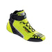 OMP ONE EVO X Professional Racing Shoes MY2021 - Right - Fluo Yellow / Black - Fast Racer