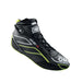 OMP ONE-S Auto Racing Boots Shoes , Black / Fluo Yellow - Fast Racer 1