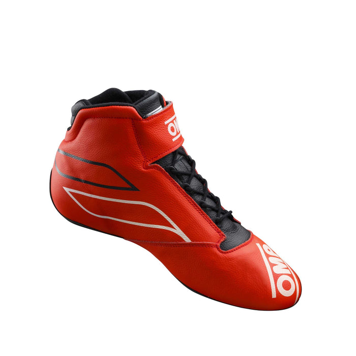 OMP ONE-S Auto Racing Boots Shoes , Red - Fast Racer 2