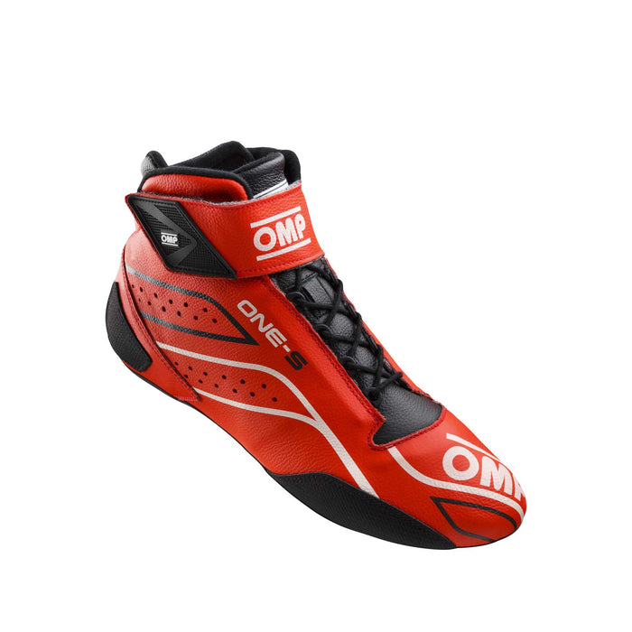 OMP ONE-S Auto Racing Boots Shoes , Red - Fast Racer 1