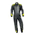 OMP KS-3 Art Fully printed kart suit - Black/Yellow - Front - Fast Racer