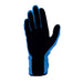 OMP KS-4 Go-Kart Racing Gloves MY2023 - Blue / White - Back - Fast Racer