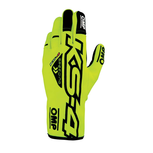 OMP KS - 4 Go - Kart Racing Gloves - Youth / Kids Sizes - Fast Racer