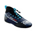 OMP KS-2F Kart Racing Boots MY2023 - Navy Blue/Cyan - Right Outside - Fast Racer