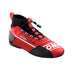 OMP KS-2F Kart Racing Boots MY2023 - Red/Black - Right Outside - Fast Racer