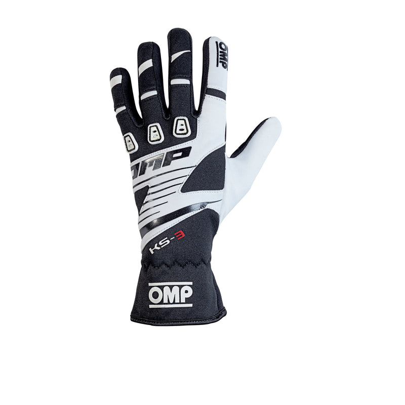 OMP KS-3 Gloves Black/White