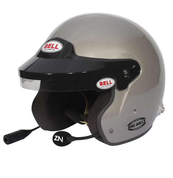 Bell MAG RALLY Helmet - ZeroNoise Communication System - Left - Free Fleece Bag - Fast Racer