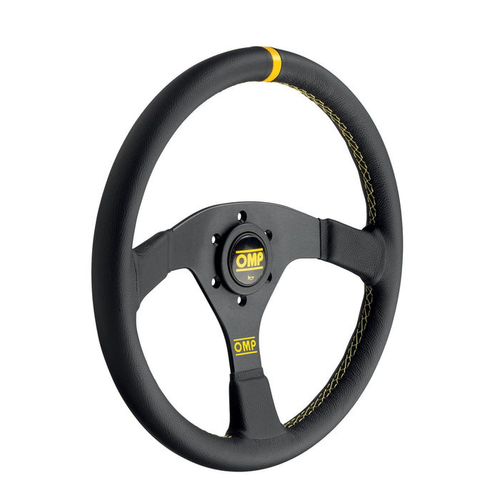 OMP Velocita 380 Racing Steering Wheel - Smooth Leather - Fast Racer