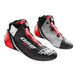 OMP ONE EVO X R Rotor Racing Shoes - Race Boots - Pair - Black / White / Silver - IC/805E - Fast Racer