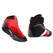 OMP Tecnica Racing Shoes - Sole And Back - Black / Red / White - Fast Racer