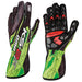 OMP KS-2 ART Youth Kart Racing Gloves - Green/Black - Fast Racer