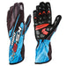 OMP KS-2 ART Youth Kart Racing Gloves - Blue/Black - Fast Racer