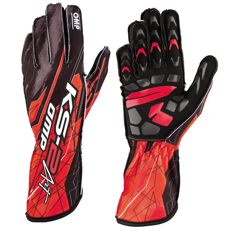 OMP KS - 2 ART Kart Racing Gloves - Youth / Kids Sizes - FAST RACER