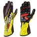 OMP KS-2 ART Youth Kart Racing Gloves - Yellow/Black - Fast Racer