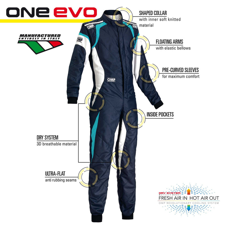 OMP ONE EVO Racing Suit - Final Sale - FAST RACER