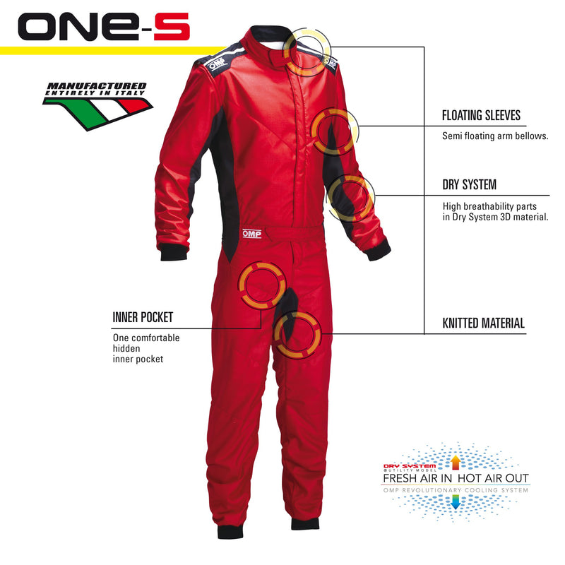 OMP ONE - S Racing Suit FIA - SFI - FAST RACER