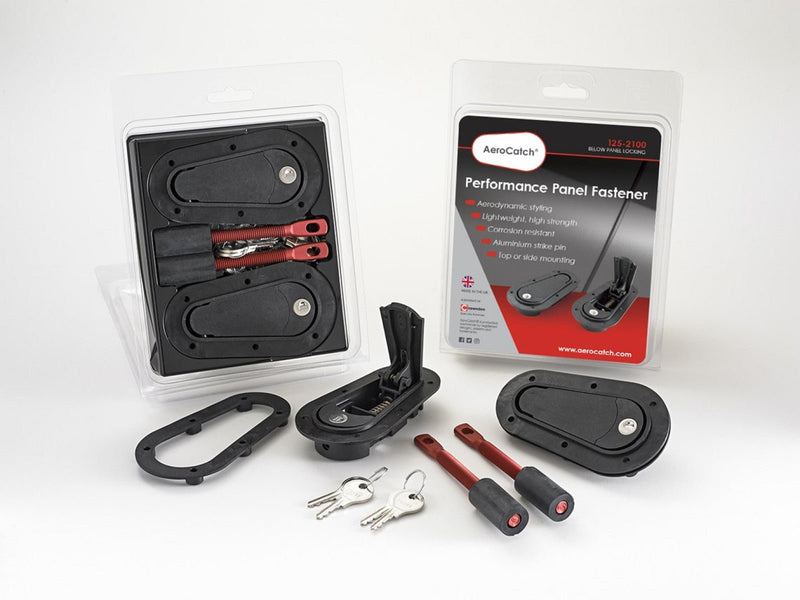 AeroCatch 125 - 2100 Locking Hood Pins - FAST RACER