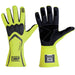 OMP TECNICA-S Racing Gloves - Fluo Yellow - Pair - Fast Racer