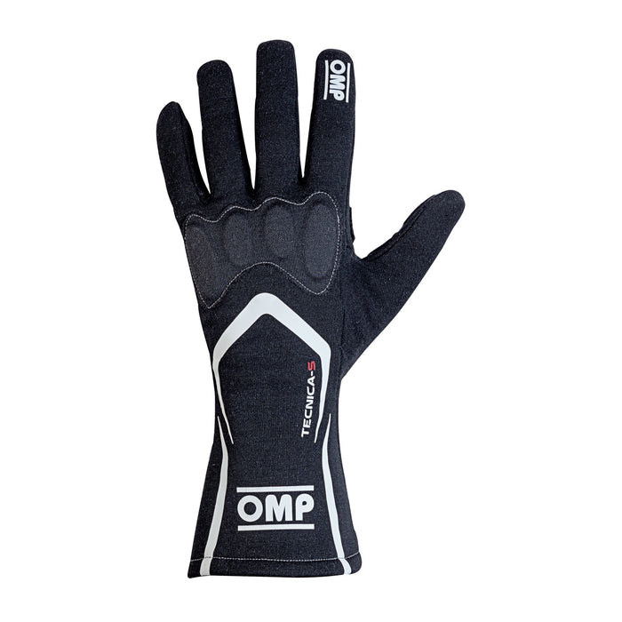 OMP TECNICA-S Racing Gloves - Black - Fast Racer